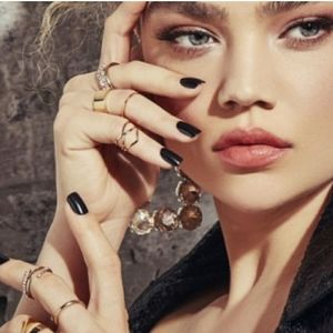 Black nails Your choice of length and shape. W/ Glue+ Glue Tabs+ File
